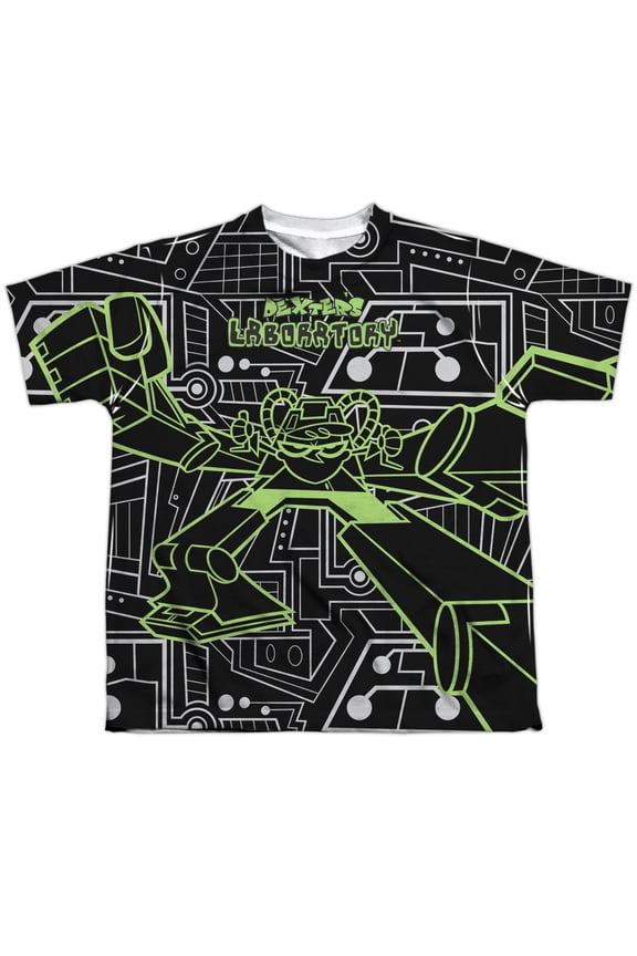 Dexters Laboratory - Robot - Youth Short Sleeve Shirt - Large