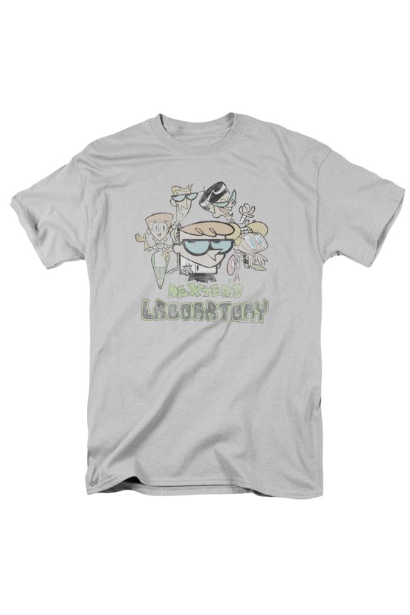 Dexters Laboratory Vintage Cast Officially Licensed Adult T-Shirt M