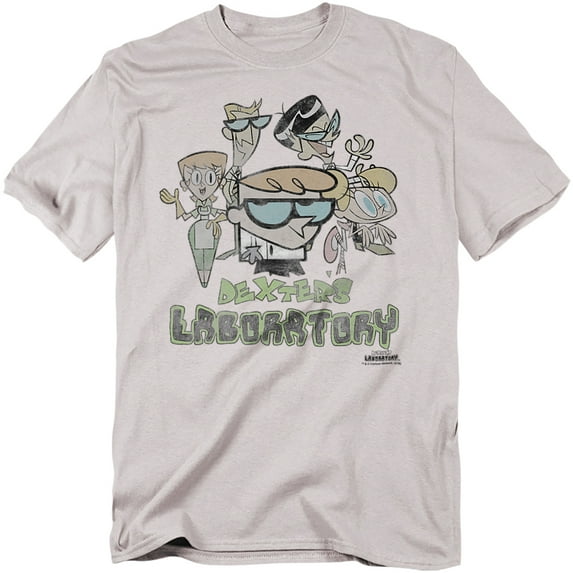 Dexters Laboratory Vintage Cast Officially Licensed Adult T-Shirt S