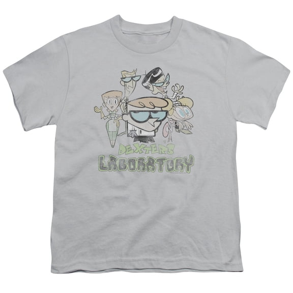 Dexters Laboratory - Vintage Cast - Youth Short Sleeve Shirt - Large