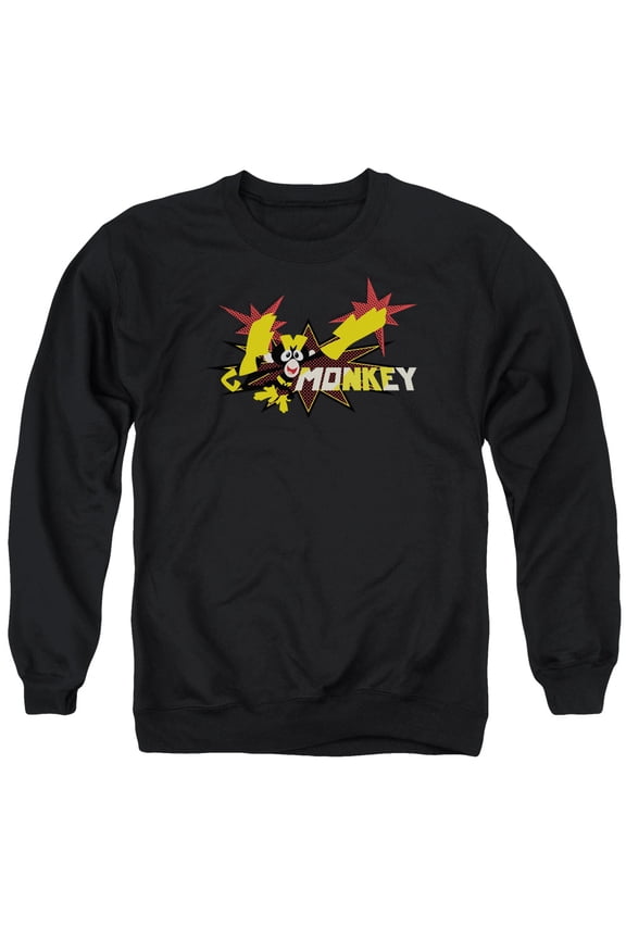 Dexterss Laboratory - Monkey - Crewneck Sweatshirt - X-Large