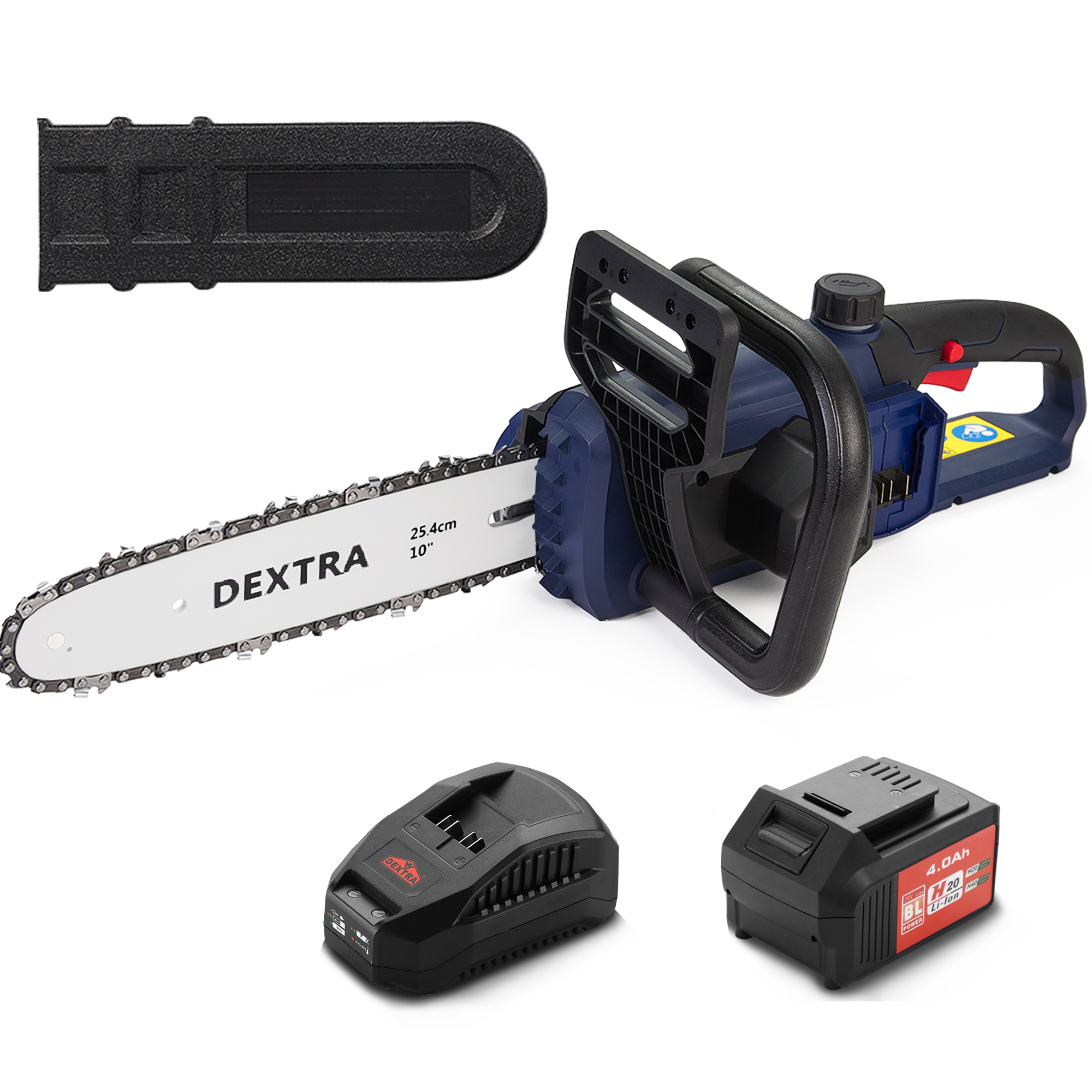 Dextra Cordless Chainsaw, 10 Inch Battery Powered Chain Saws,20V