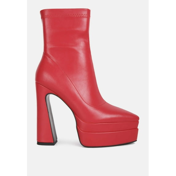 Dextra High Platform Ankle Boots