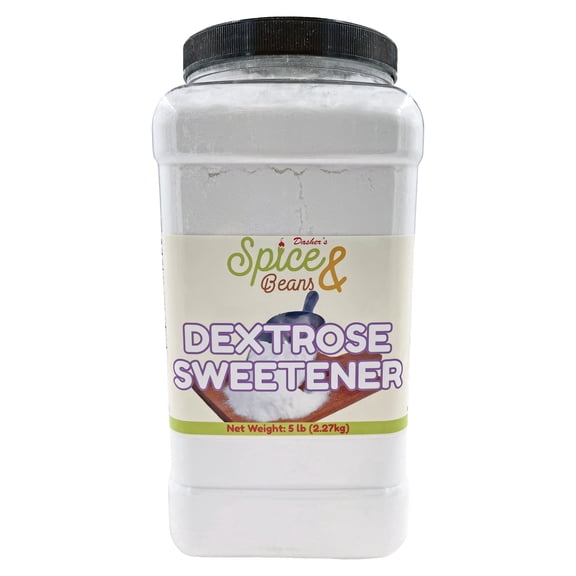 Dextrose Sweetner | Powdered Sugar Substitute | by Dasher's Spice & Beans | 5lb