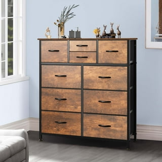 10 Drawer Dresser Fabric Closet Storage Tower Organizer Unit