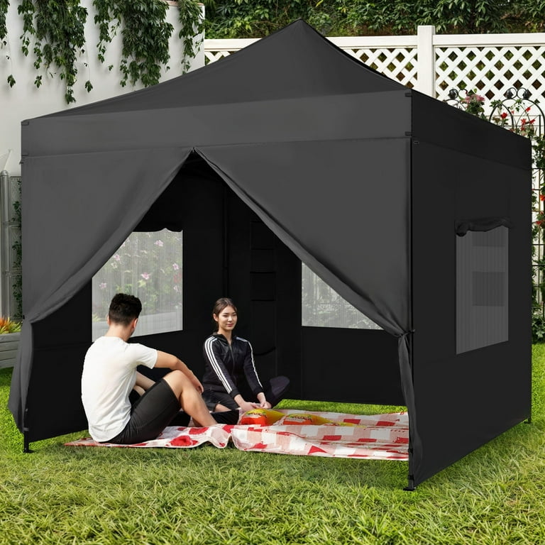 Dextrus 10 x 10ft Pop Up Canopy Tent with Removable Sidewalls