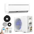 thumbnail image 1 of Dextrus 12000 BTU Mini Split Air Conditioner Heat Pump System, Wifi Enabled 20 SEER2 115V Ductless AC Cool Up to 750 Sq. Ft, Compatible with Alexa, R32 Refrigerant & Installation Kit, White, 1 of 9