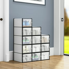 Walmart shoe storage boxes best sale