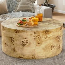 Dextrus 16''H Burl Wood Coffee Table