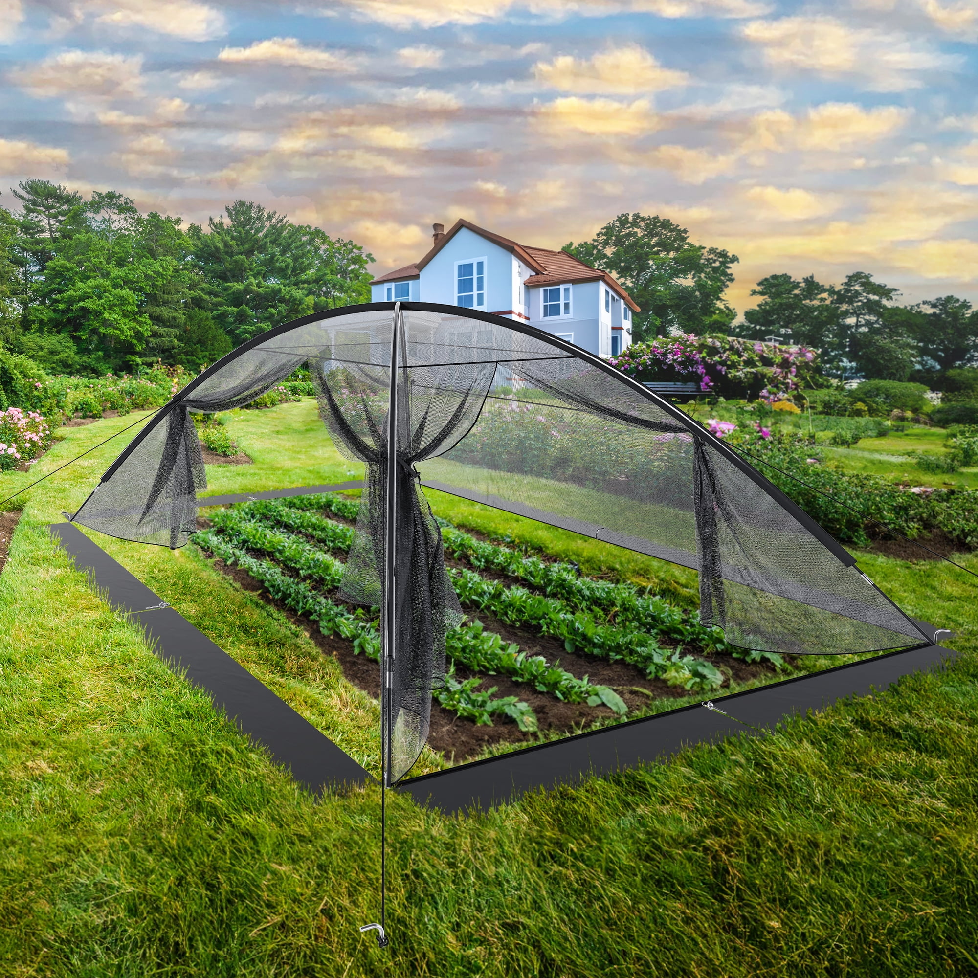 Dextrus 17x13FT Pond Net Pond Cover Dome Balcony Koi Ponds Covers with