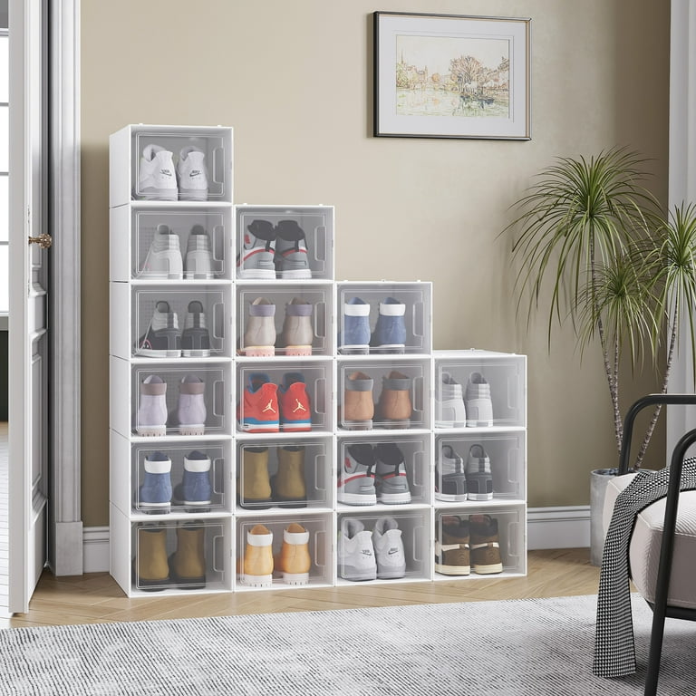 Walmart shoe storage containers hotsell