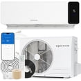 thumbnail image 1 of Cozeware 18000 BTU Mini Split Air Conditioner and Heat Pump, 230V 20 SEER2 Ductless Inverter AC, WiFi & Alexa Compatible, Cools & Heats Up to 1250 Sq. Ft., Includes Installation Kit, 1 of 8