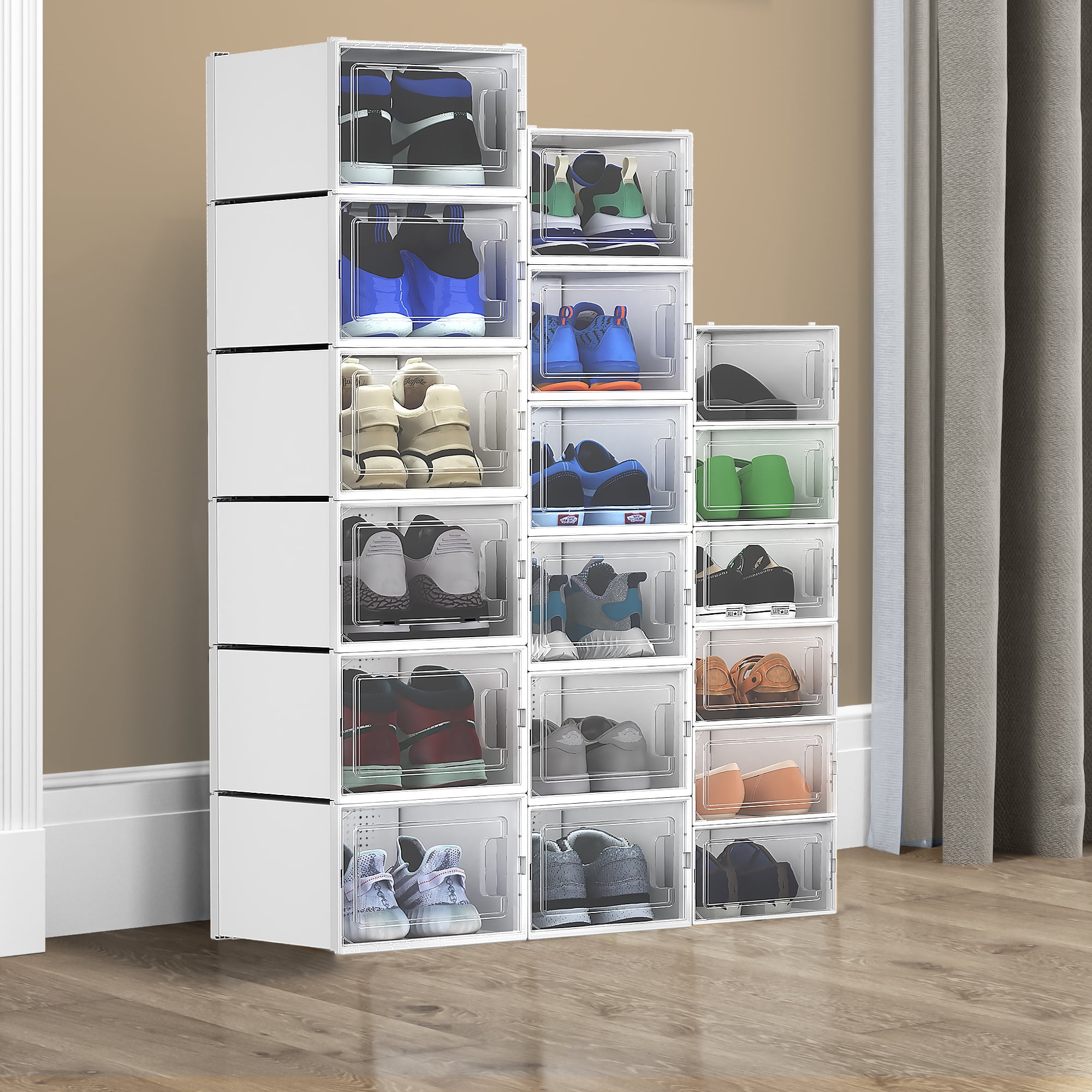 https://i5.walmartimages.com/seo/Dextrus-18PCS-Shoe-Box-Storage-Stackable-Sneaker-Case-Clear-Organizer-Container-Small-Large-Set_067b7aa4-c95a-4ba7-b58f-80f0e90aede2.f8ac7bcdc2c04b0edf2ed4733b532828.jpeg