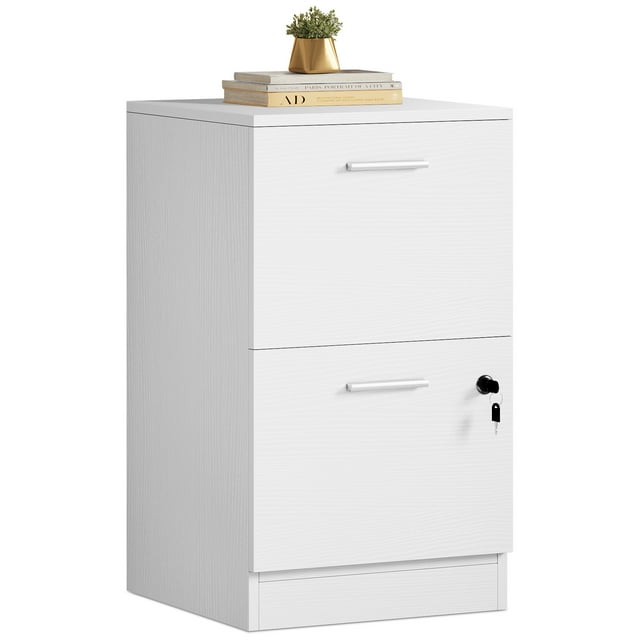 Dextrus 2Drawer Wood File with Lock,15.82" Vertical Filing