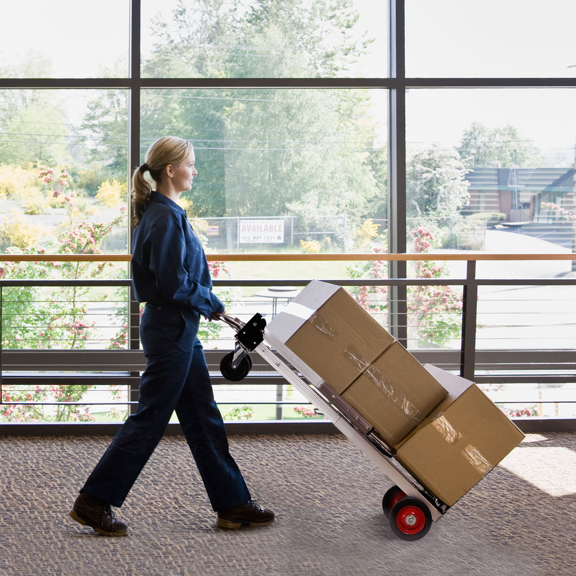 Dextrus 2 in 1 Folding Hand Truck, Heavy Duty Dolly Cart with Bungee