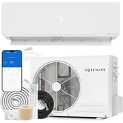 Cozeware 24000 BTU Mini Split Air Conditioner and Heat Pump, 20 SEER2 230V Ductless Inverter AC, Works with Alexa & WiFi, Cools & Heats Up to 1500 Sq. Ft., 3 Eco Modes, Installation Kit, 2 Ton