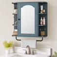 Dextrus 26" Bathroom Cabinet with Mirror Door, Wall Mounted Medicine ...