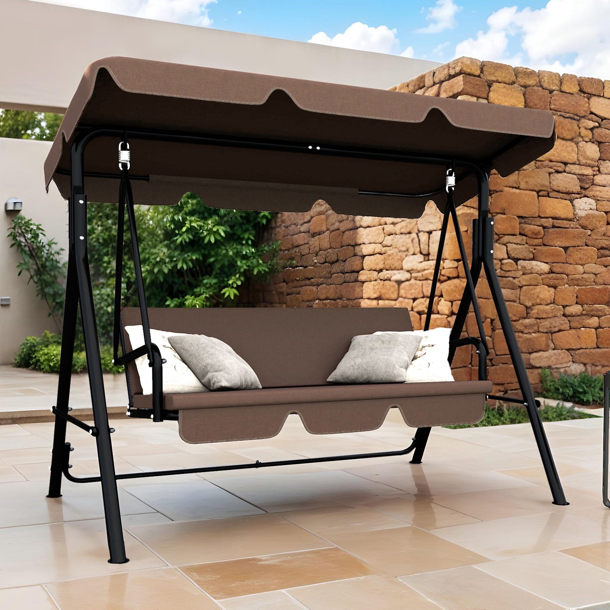 3-Seat Patio Swing Chair main image 0
