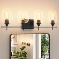 thumbnail image 1 of Dextrus 4-Light Vanity Light, Illuminating Spaces with Elegance, Crafted Charm, and Vintage Appeal, Ensuring Dependable Quality, 1 of 4