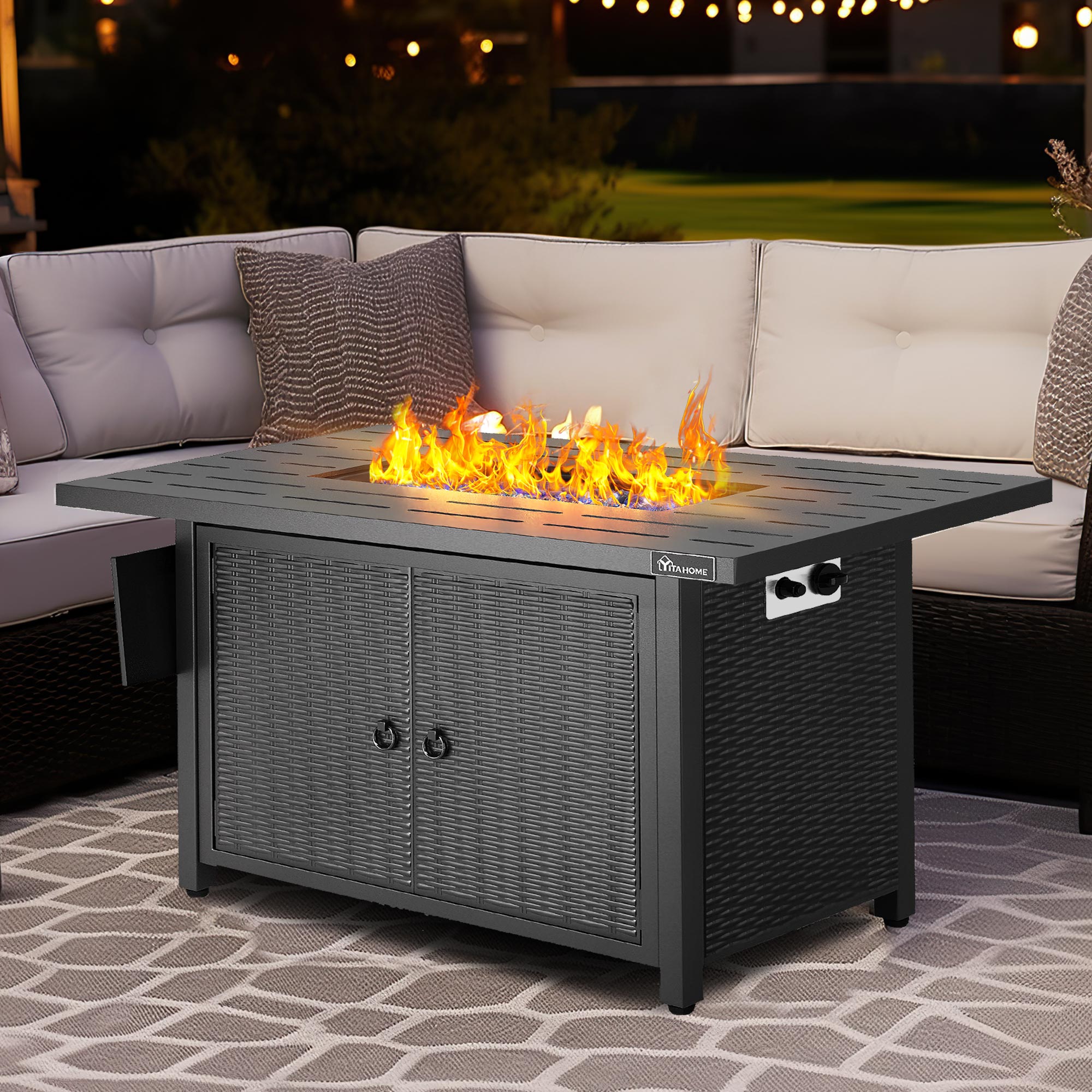 Danya B. Indoor / Outdoor Portable Tabletop Fire Pit CleanBurning