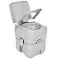 Dextrus 5.32 Gallon Portable Toilet with Double Outlet Water Spout