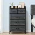 thumbnail image 1 of Dextrus 5- Drawer Dresser for Bedroom, 5 Foldable Drawers with Smooth Drawer Plastic Handles, Fabric Bins Cabinet, 1 of 5