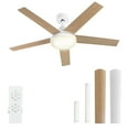 thumbnail image 1 of Dextrus 52" Ceiling Fan with Light and Remote Control, Modern Ceiling Fan with 6-Speed Quiet  DC Motor 5 Fan Blades, 1 of 12