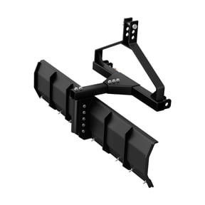 Dextrus 52" Width 3-Point Tractor Rear Grading Blade Scraper for Cat 0 & Cat 1 Heavy Scraping Steel