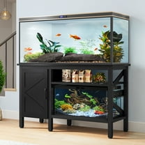 Dextrus 55-75 Gallon Heavy Duty Metal Fish Tank Stand with Storage,Ideal for Fish Tanks, Turtle Tanks