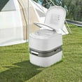 thumbnail image 1 of DEXTRUS 6.34 Gallon Portable Toilet, Indoor Outdoor Camping Porta Potty Boat RV Toilet, 1 of 11
