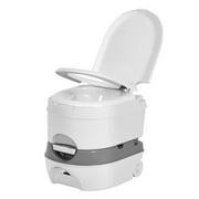 Dextrus 6.34-gal Portable Caming Toilet with Paper Collection, Leak Proof RV Porta Potty, Gray