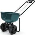 thumbnail image 1 of Dextrus 60 LB Push Broadcast Spreader for Lawn Garden With Adjustable Flow Settings, 1 of 6