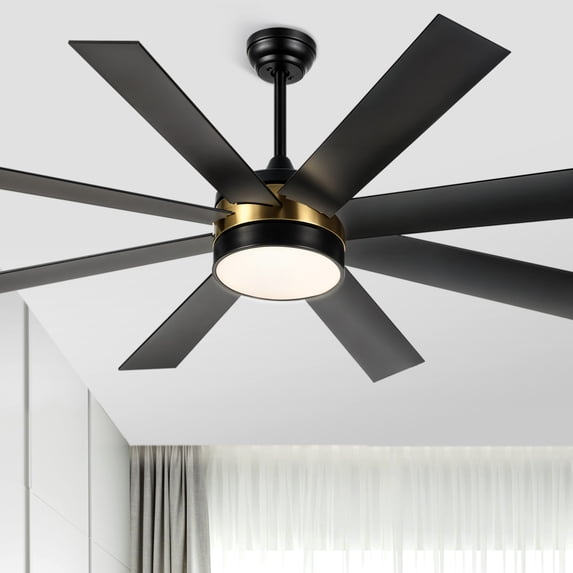 Dextrus 60 inch Modern LED Outdoor/ Indoor Ceiling Fan with Remote Control