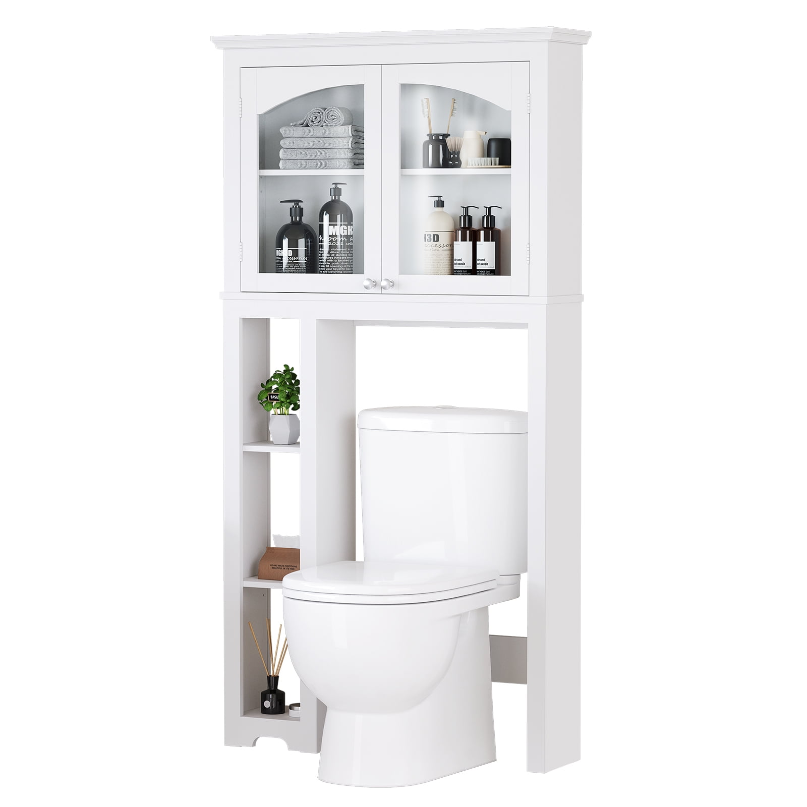 Dextrus 61"Height over the Toilet Storage Freestanding Space