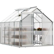 Visual Reference: Dextrus 10X12Ft Polycarbonate Greenhouse Large Heavy Duty Uv