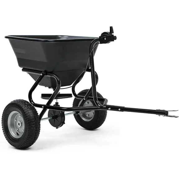 Dextrus Behind Lawn & Garden Broadcast Spreader Grass Seed Lawn with Adjustable Flow Control