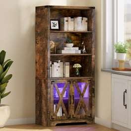 66 modern farmhouse 2024 bookcase storage cabinet