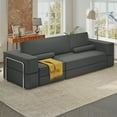 thumbnail image 1 of Dextrus Corduroy Modular Sectional Sofa, Floor Sofa Bed for Living Room Bedroom, No Assembly Required, Gray, 1 of 9