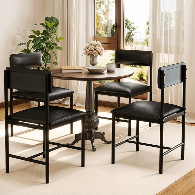 Dextrus Dining Chairs Set of 4, Modern Upholstered Dining Room Chairs