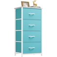 thumbnail image 1 of Dextrus Dresser with 4 Drawers - Storage Tower Unit for Bedroom, Living Room,Light Green, 1 of 7