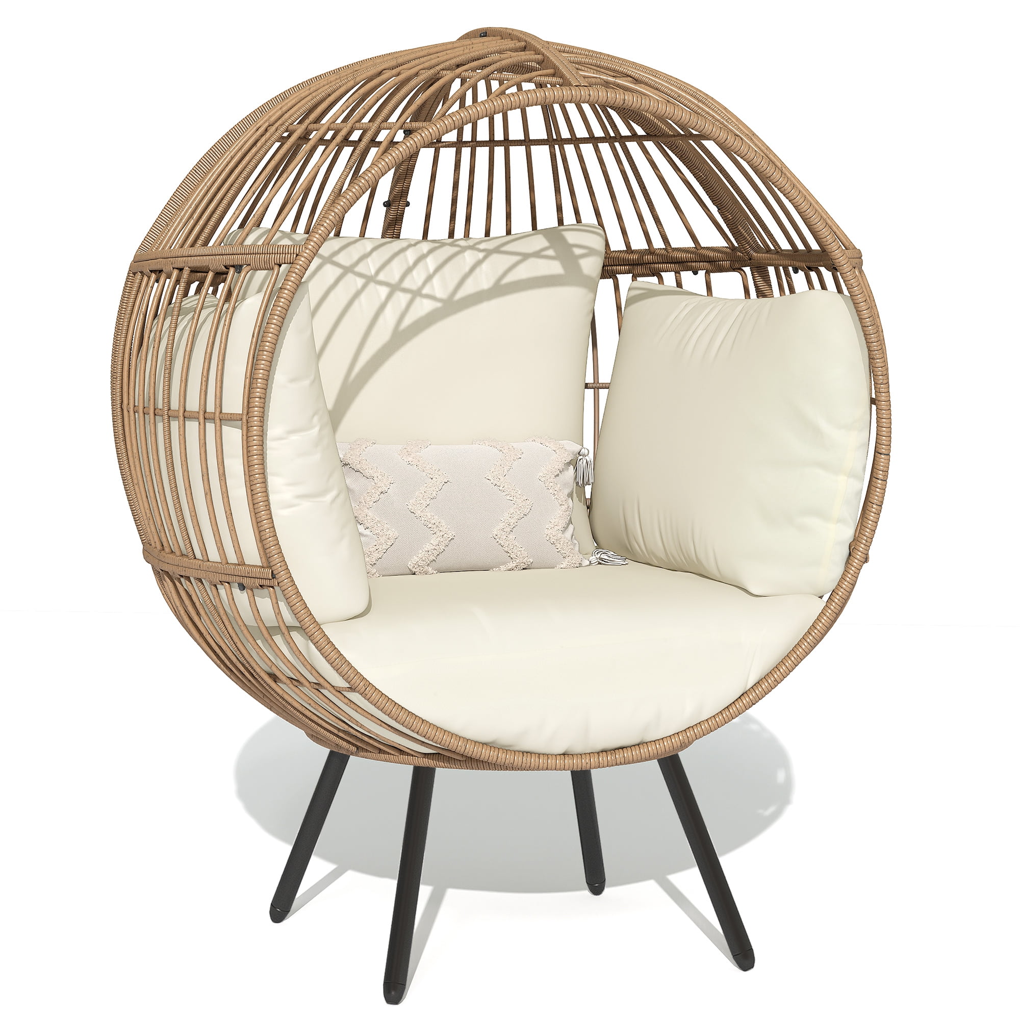 Papasan chair online cushion lowes