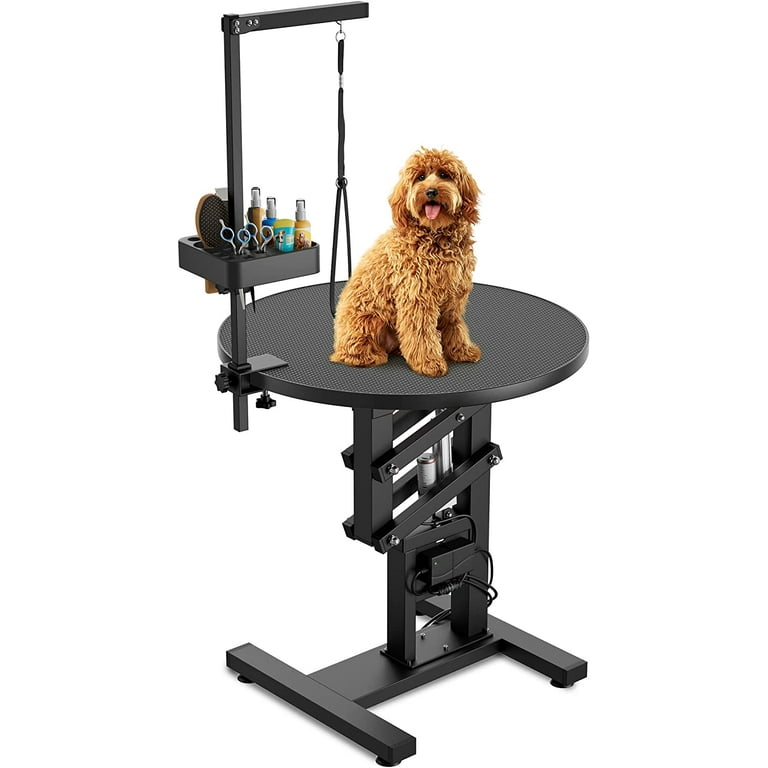 https://i5.walmartimages.com/seo/Dextrus-Electric-Lift-Dog-Grooming-Table-24-Rotating-Desktop-Pet-Small-Dogs-Cats-Adjustable-Overhead-Arm-Tool-Organizer-Station-Black_a9690915-e0d4-4600-a65c-6a11c45969ab.084e8415d9478fc7d6bfe0f85c969481.jpeg?odnHeight=768&odnWidth=768&odnBg=FFFFFF