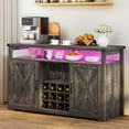 Dextrus Farmhouse Coffee Bar 55" Sideboard Buffet with