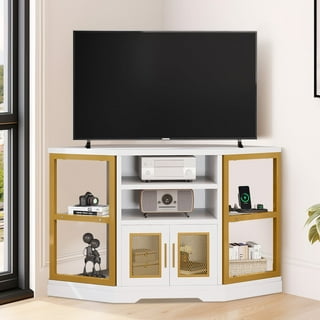 White Corner TV Stands