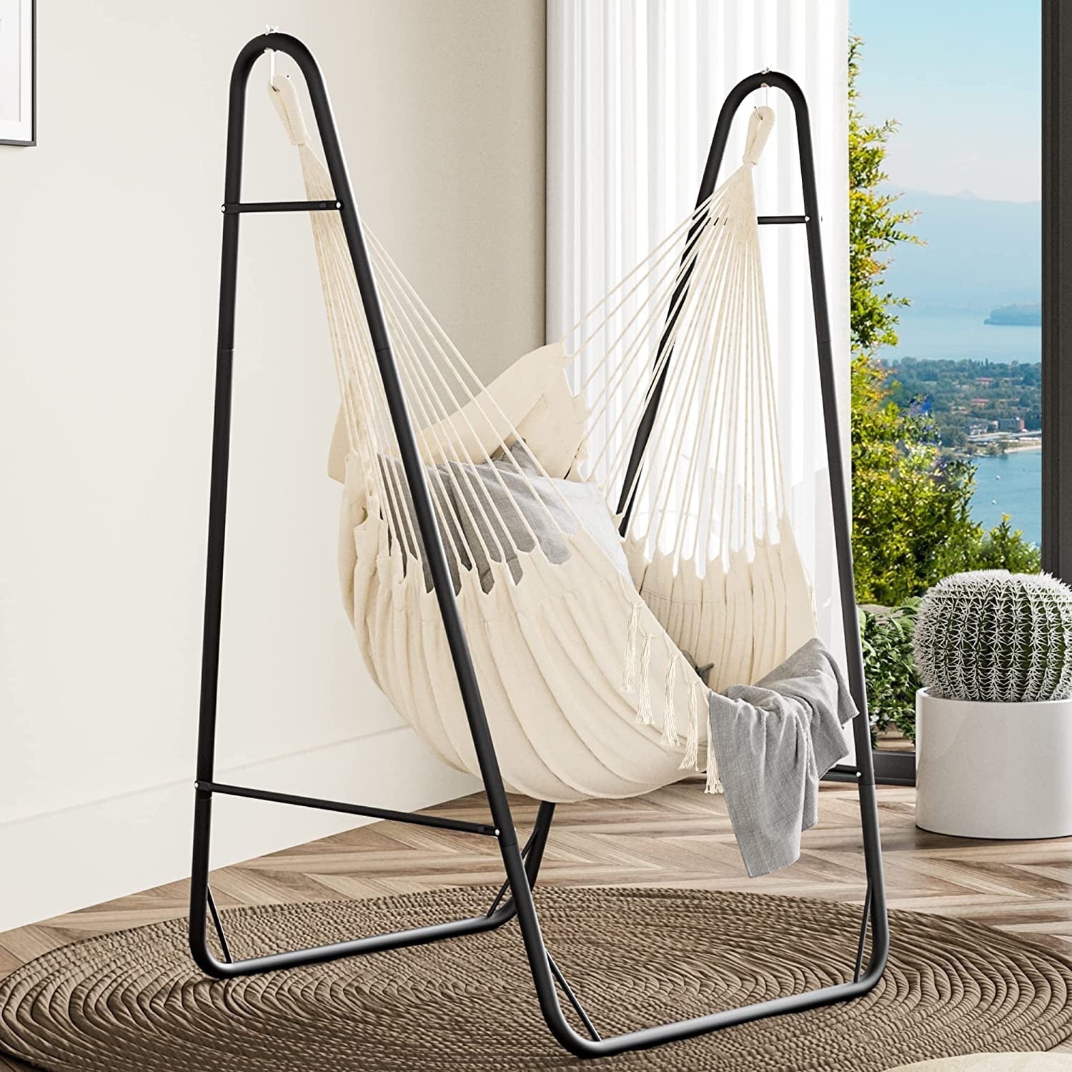 テーブル・チェア・ハンモック BEERTABLE SANKYAKU YOO!!damngood Amazon.com: ZEYU Hammock Chair with Stand Double Hammock