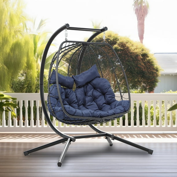 Swing Chair With Qvc Double Egg Chair Qvc Innovators Swivel Cocoon