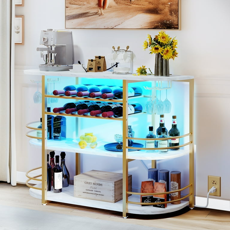 Dextrus Home Bar Unit with Power Outlets, 47