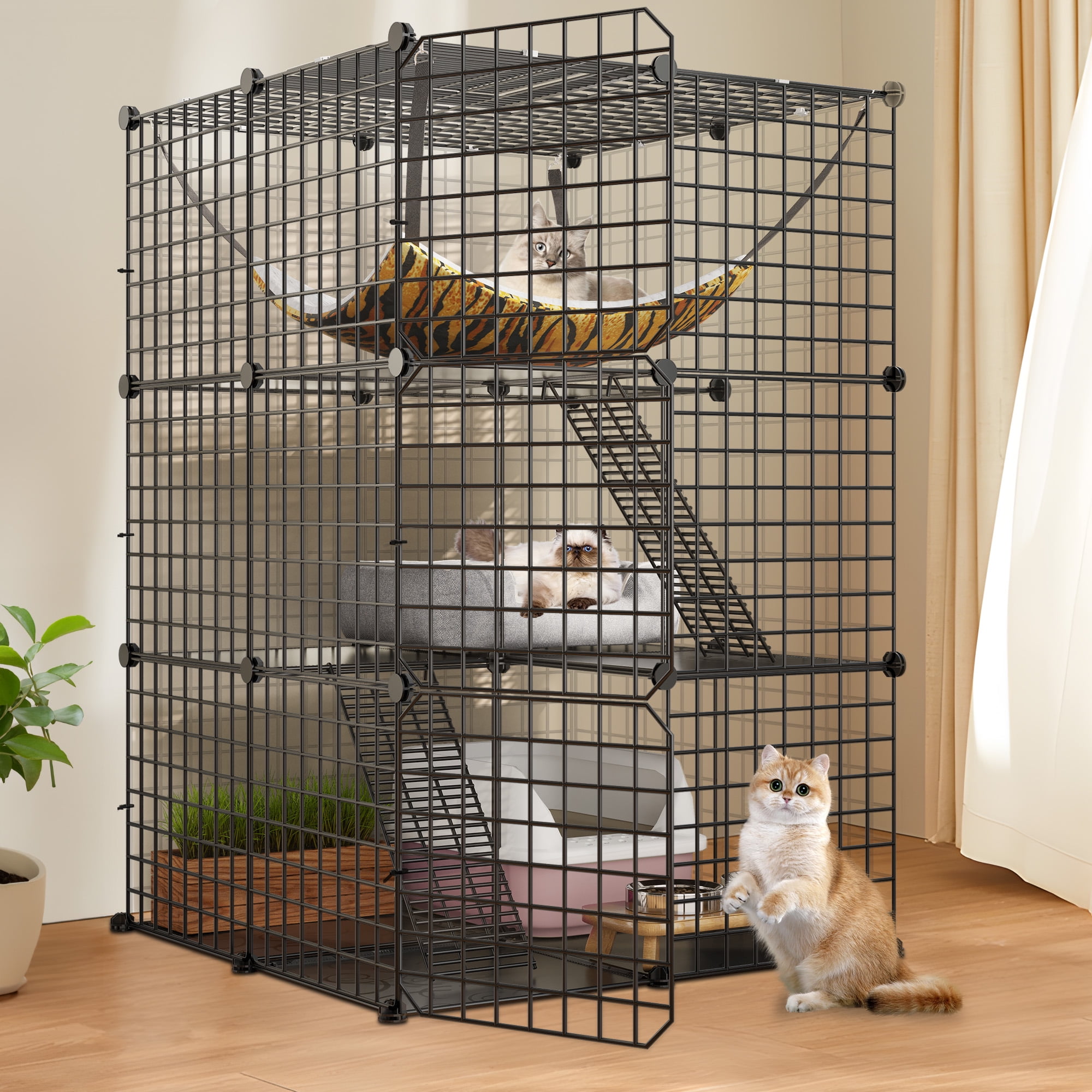 Indoor cat runs sales