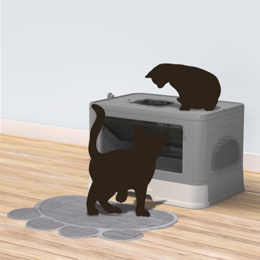 Odorless Cat Litter Box With Lid – Enclosed Hooded Scoop, Includes Cover, TAUS