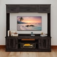 thumbnail image 1 of Dextrus Large TV Stand with Storage for TVs up to 65", Farmhouse Entertainment Center with Storage, Rustick Oak, 1 of 10